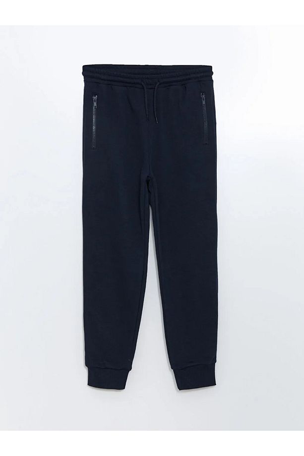 LCW Kids Lacivert Beli Lastikli Erkek Çocuk Jogger Eşofman Altı - 1