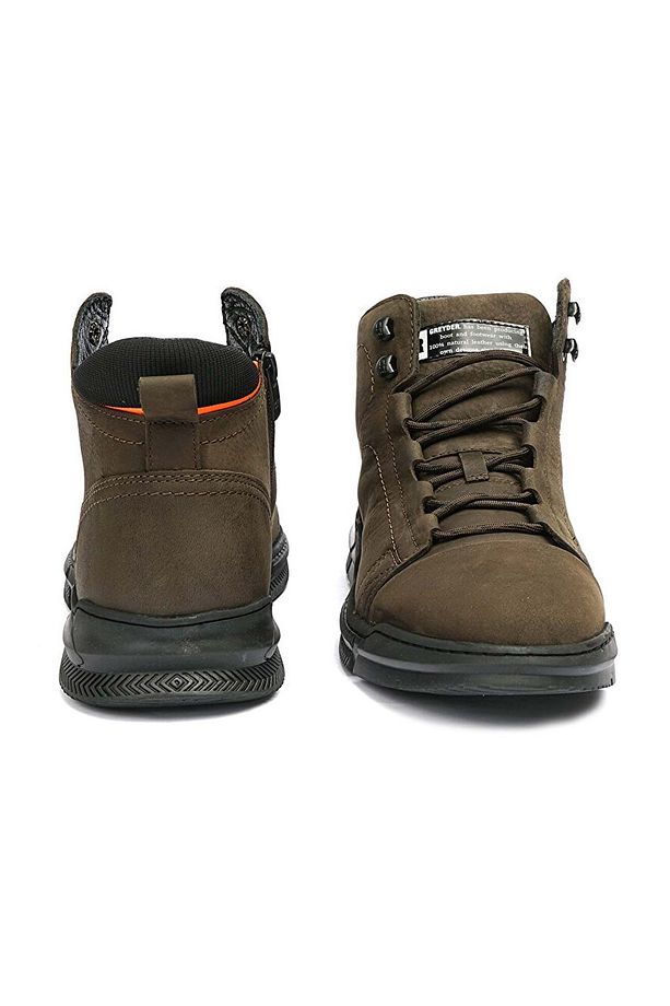 14361 Mr Erkek Casual Bot Kahve-nubuk - 6
