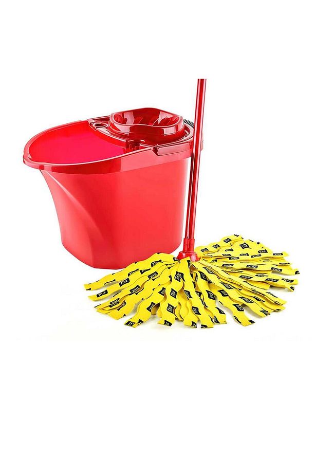 Practical Sıkma Aparatlı Temizlik Kovası - 15 Lt. - Kırmızı - 2
