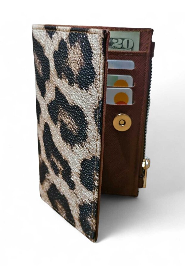 Leopard Pattern Women's Wallet - 2