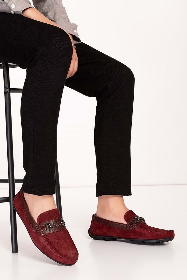 Erkek Hakiki Deri Hafif Taban Loafer Ayakkabı Tx.220 - 1