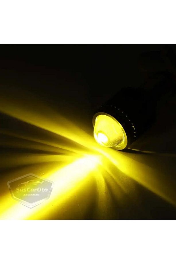 Tofaş Şahin Doğan Kartal 131 Uyumlu Mercekli Far Ampulü Led Xenon Çift Renk Sarı-Beyaz Far Şimşek Et - 6