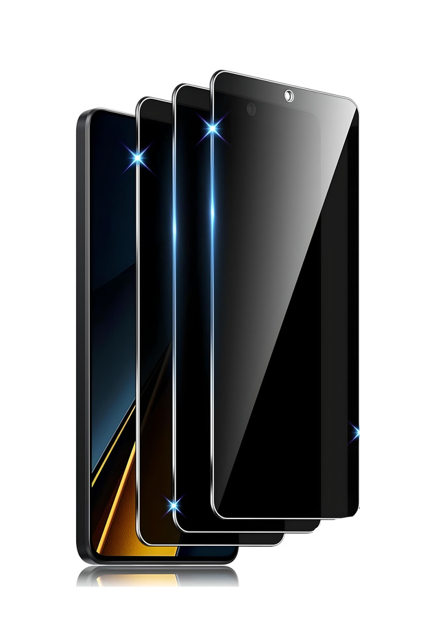 لـ Poco X7 Pro Ghost Nano واقي شاشة نانو زجاجي مقاوم للخدش ومضاد للفقاعات، شاشة شفافة عالية الدقة