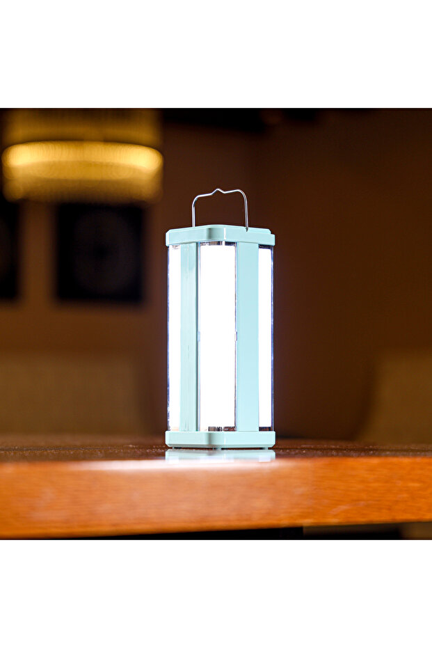 فانوس LED قابل لإعادة الشحن - OME2828 | مع لوحة شمسية - 2