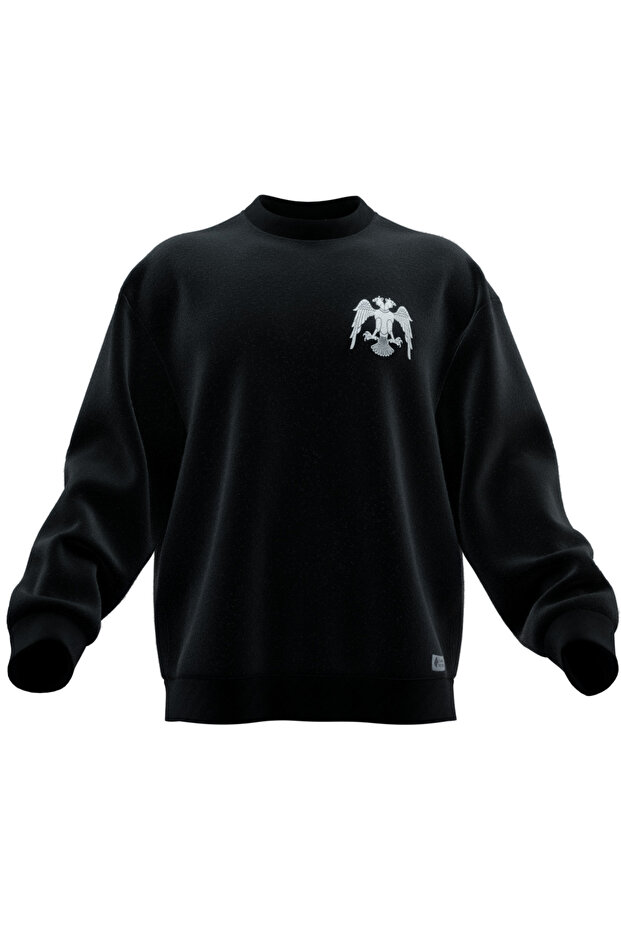 SELCUKLU EAGLE PRINTED OVERSIZE SWEATSHIRT (UNISEX)
