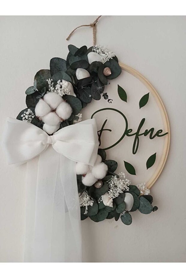 Beyaz İnci bebek kapı süsü - 8