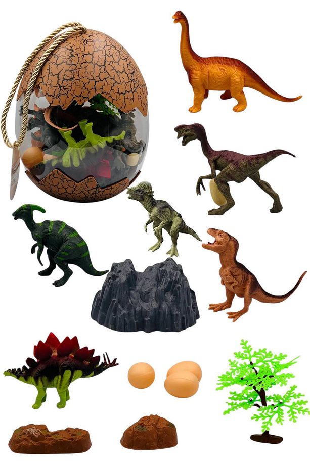 Dev Dinozor Yumurtası 13 Parça Dinozor Figür Seti - 3