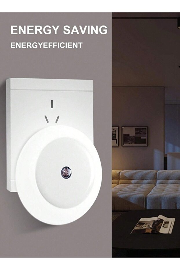 ضوء ليلي LED باللون الأبيض - 3