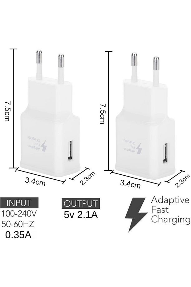 12w 2.1a Usb Type C-girişli Adaptör Ve Kablo Hızlı Şarj Aleti Seti - 4