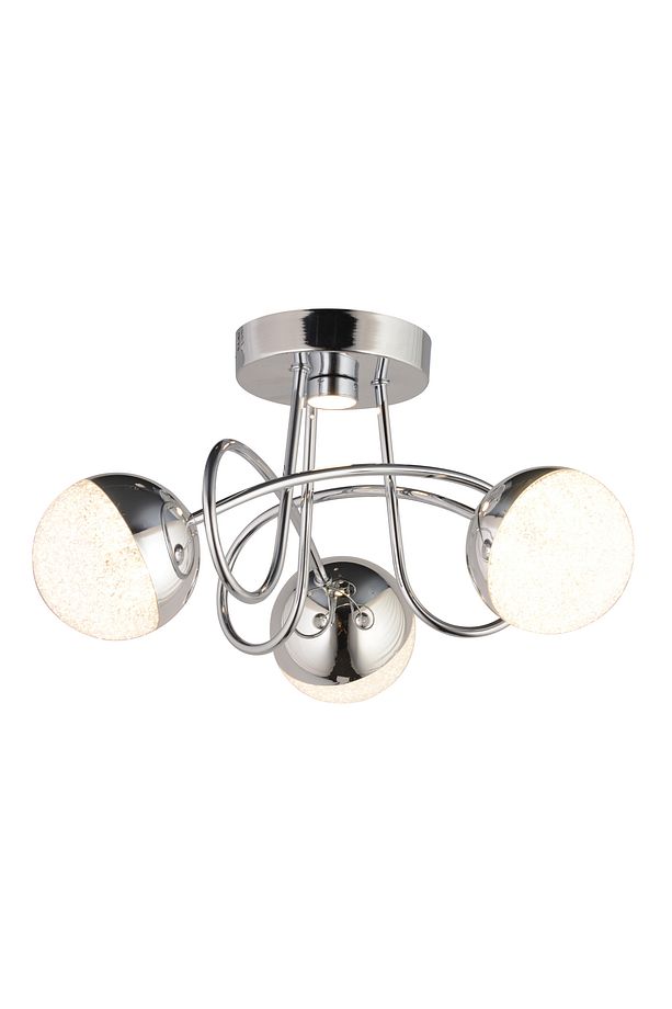 Pl 021 3 Model Krom 3 Renkli Salon Ve Oturma Odası Için Ideal Alüminyum Avize, 50x20 - 2