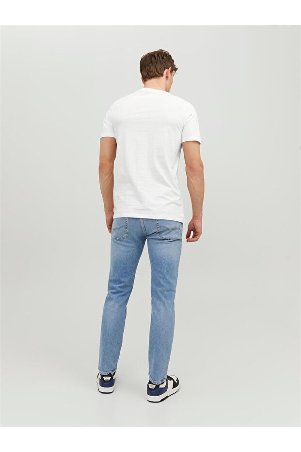 JJEORGANIC BASIC TEE SS O-NECK NOOS White - 7