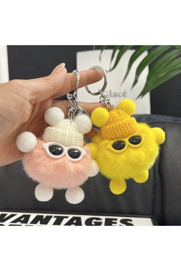 سلسلة مفاتيح قطيفة (يتم إرسال نموذج واحد بشكل عشوائي) - 6