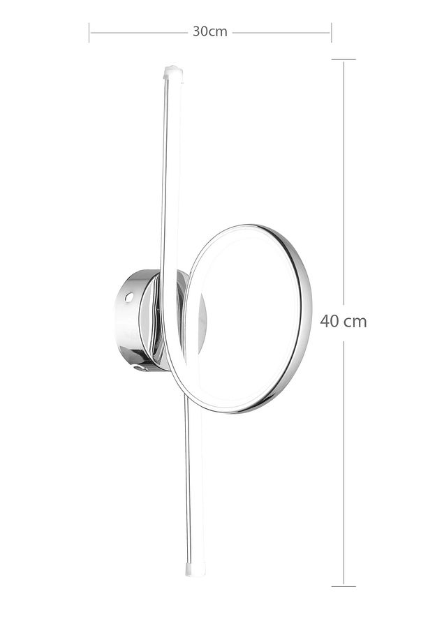 Dekoratif Ideal Üç Renkli Krom Ledli Aplik ve Salon Aplik - 2