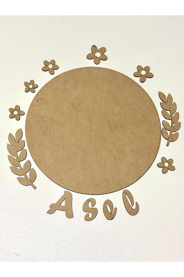 Çocuk Kapı Süsü Ahşap Boyama - 2