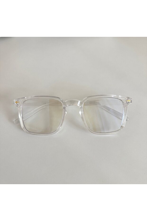 Frank Unisex Transparent Blue Light Protected