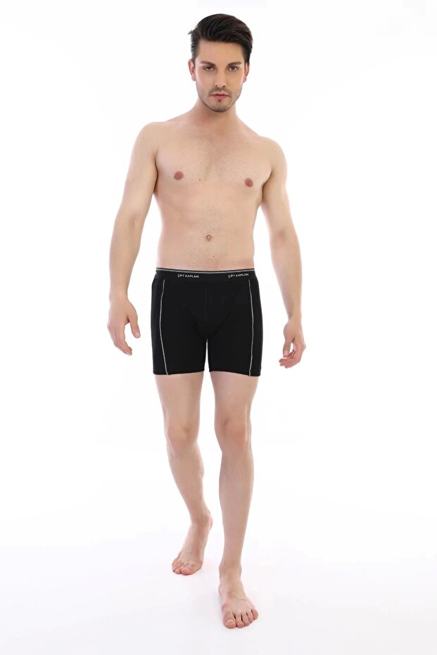 الملاكمين الرجال المزدوج النمر Elastane - 2