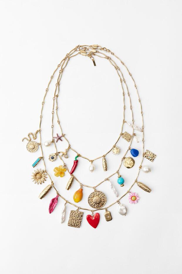 3 Lü Charm Kolye - 1