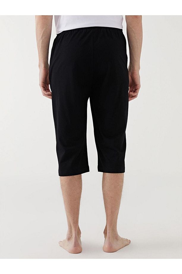 Standart Kalıp Erkek Pijama Alt Şort - 4
