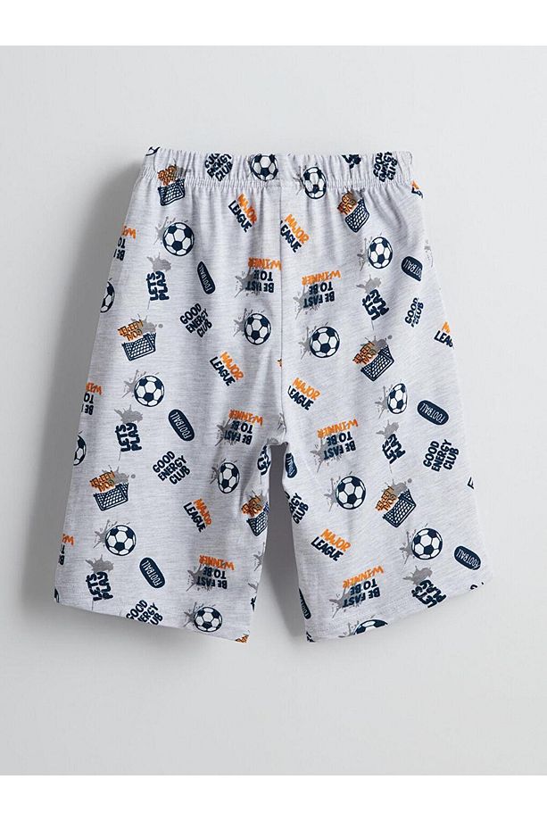 LCW Kids Beli Lastikli Erkek Çocuk Pijama Şort 2'li - 4
