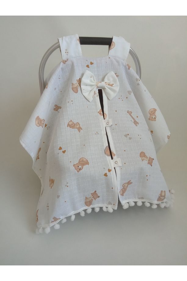 % 100 pamuk muslin puset örtüsü - 1