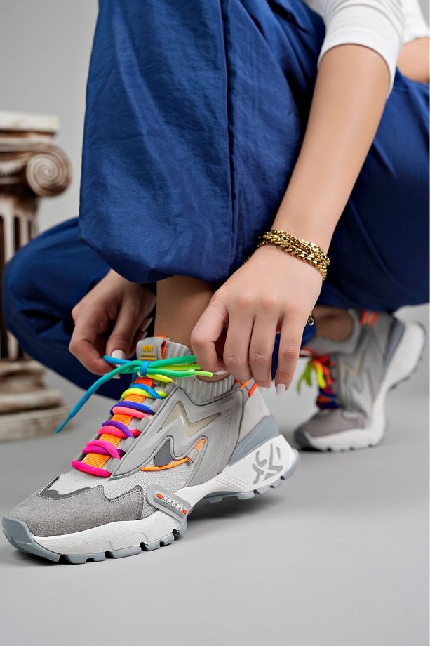 Snicker Tekstil Spor Ayakkabı - 3