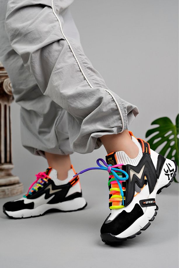 Snicker Tekstil Spor Ayakkabı - 4
