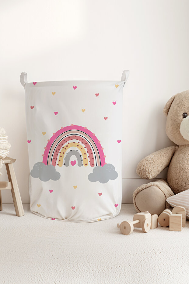 Rainbow Children's and Baby's Room Organizer Toy Basket Tlas-025