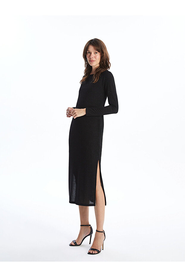 Peak New Season Crew Neck Patterned Dress