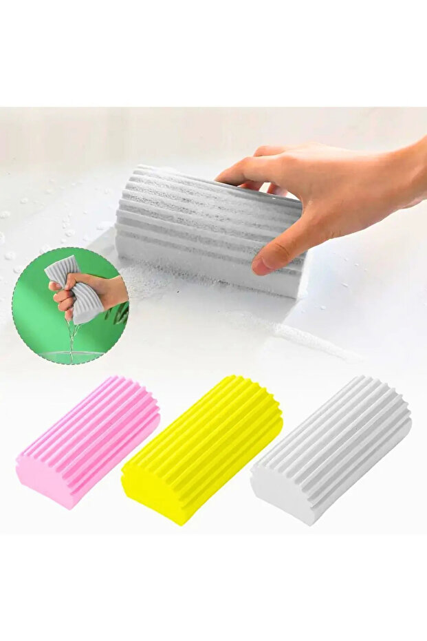 3 Multi-Purpose Damp Duster Sponge - Dust Master - Dust Master - Multi-Purpose Cleaning Dust Sponge - 1
