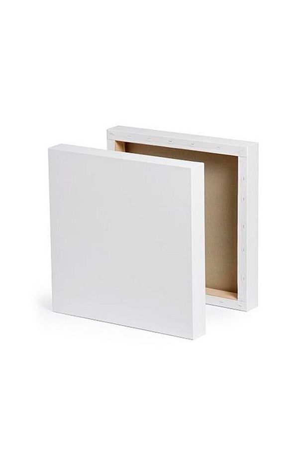 15x15 cm 1 Adet Kare Boş Tuval Tablo - 3