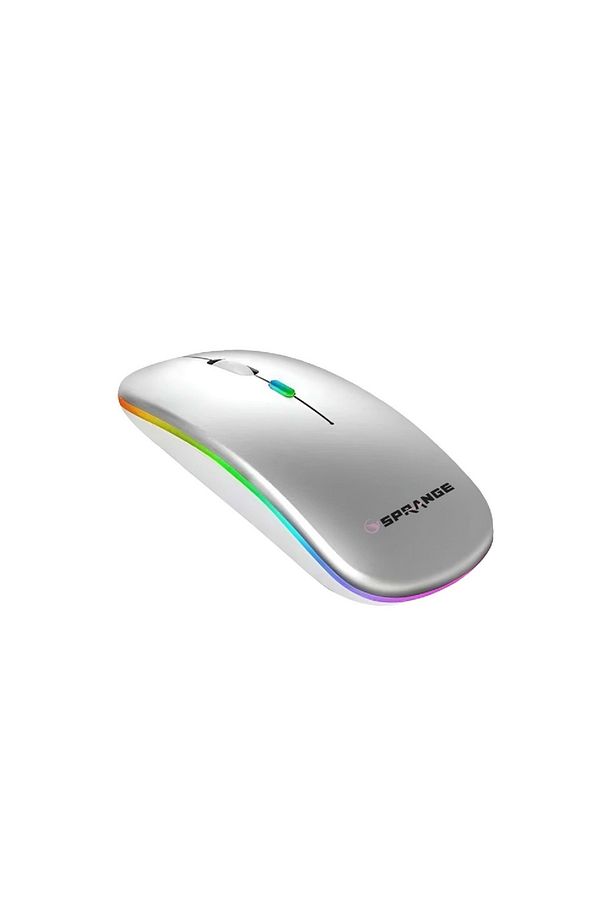 Kablosuz Fare Wireless Mouse, Bluetooth 5.2, Şarjlı, Ergonomik, Type-c, 800/1200/1600 Dpı, Led Işık - 4