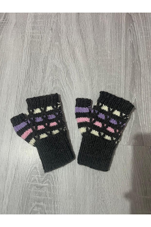 El Örmesi Kadın Parmaksız Eldiven - 3