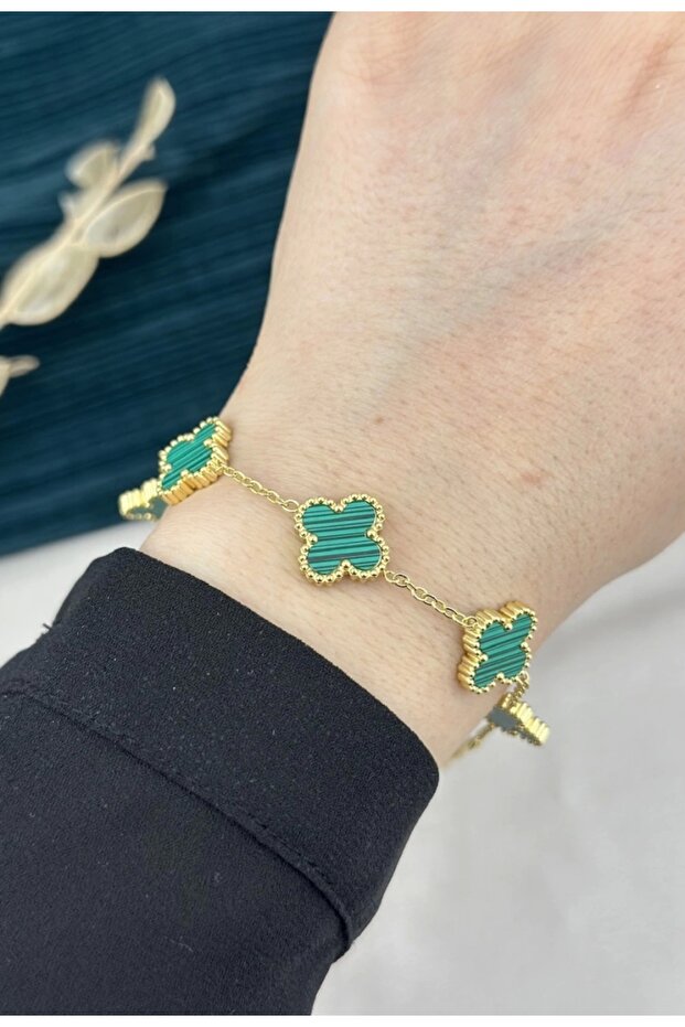 Green Brand Detail Bracelet