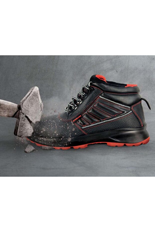 STL-9040-B S3 SRC Deri Kompozit Burun İş Botu - 6