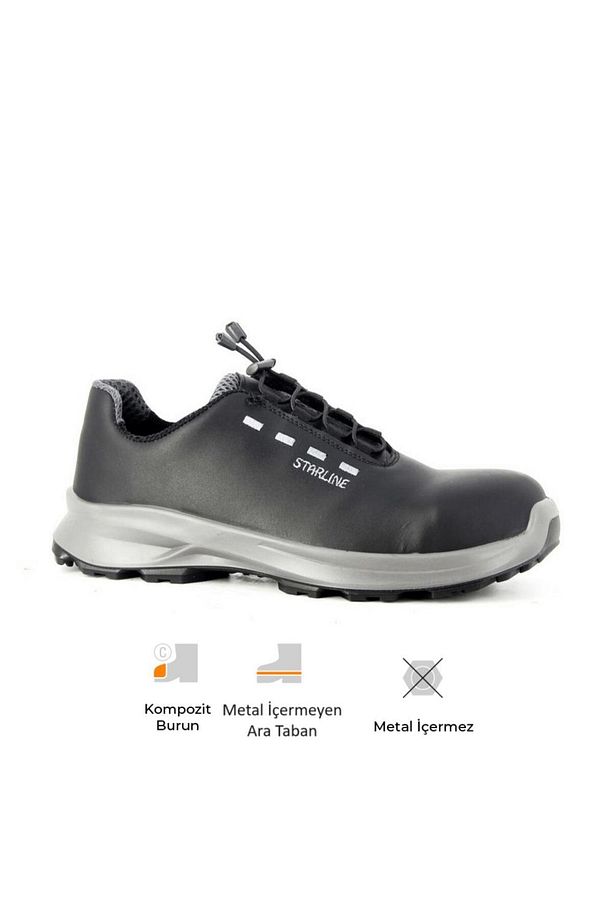 Stl-9020 S3 Src Deri Kompozit Burun Iş Ayakkabısı - 2