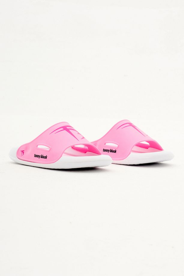 Çocuk Unisex Pembe Poli Taban Logolu Terlik - 2