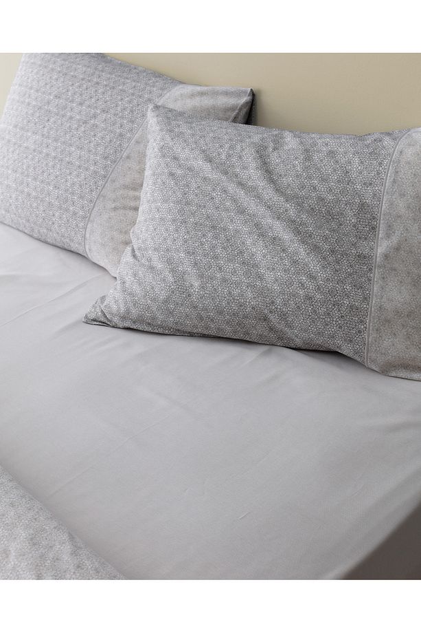 Lavem Tek Kişilik %100 Pamuk Madame Coco Crep Baskılı Nevresim Takımı - Gri - 5