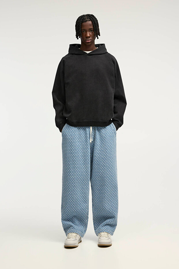 Jakarlı jogger jean - 2