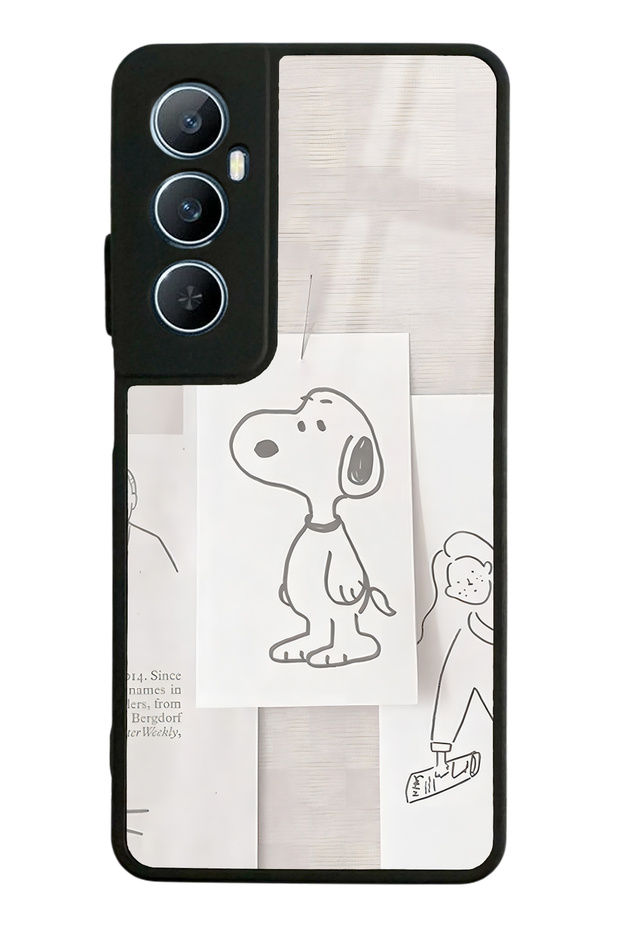Oppo Realme C65 Snoppy Design Glossy Phone Case