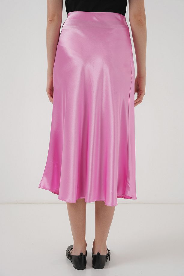 15806 Saten Etek - Pembe - 6