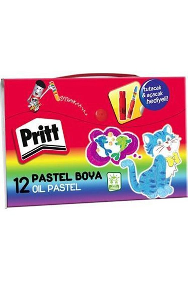 Pastel Boya Çantalı 12 Renk 1048062 - 1