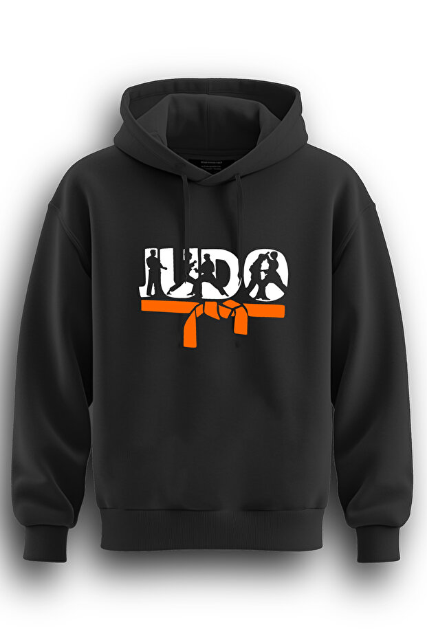Judo Printed Sweatshirt Hooded 3 Thread Hoodie Judo Sweat