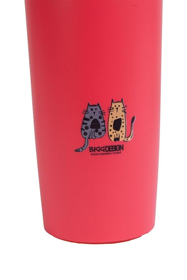 Cats Kırmızı Devrilmez Mug - 7