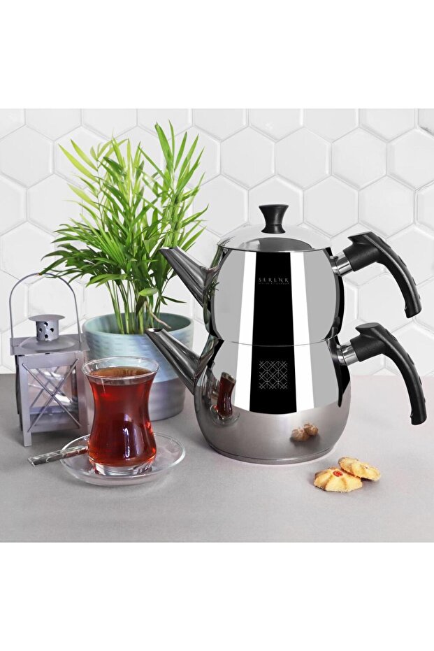 Modernist Çelik Çaydanlık - 4