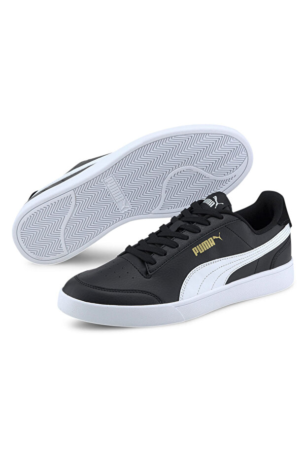 Erkek Günlük Sneaker Ayakkabı Shuffle Black-Puma White-Puma 30966804 - 2