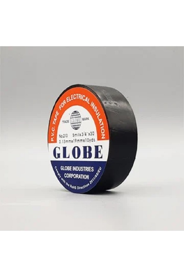 1Pcs - Globe Electrical Pvc Insulated Tape Insulation Tape Tape Black Insulated Electrical Tape