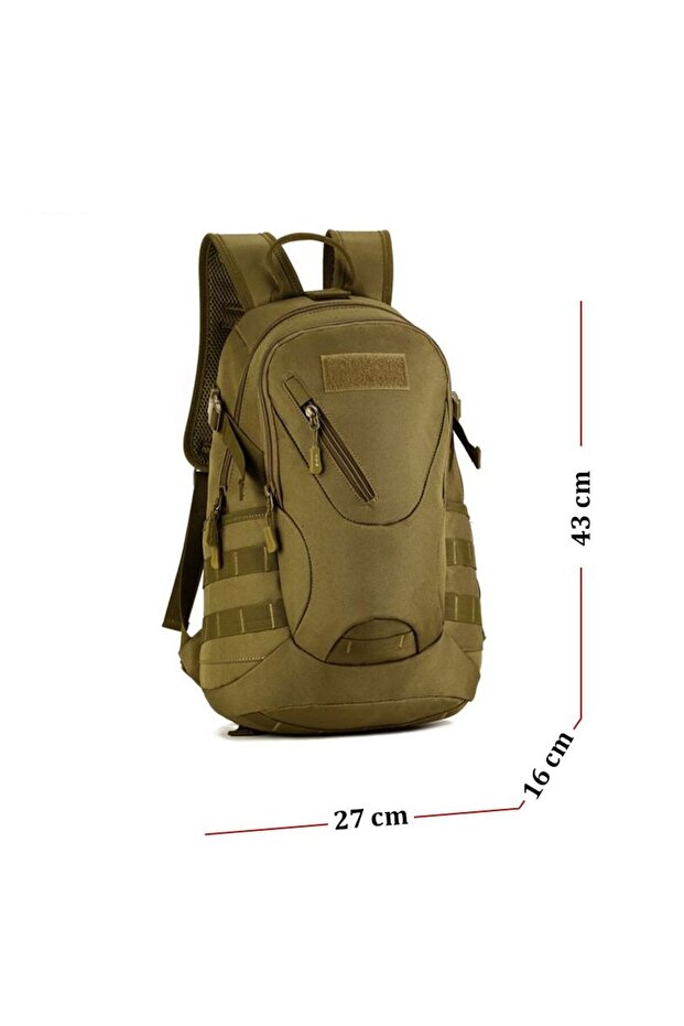 S423 Model Khaki Backpack - 7