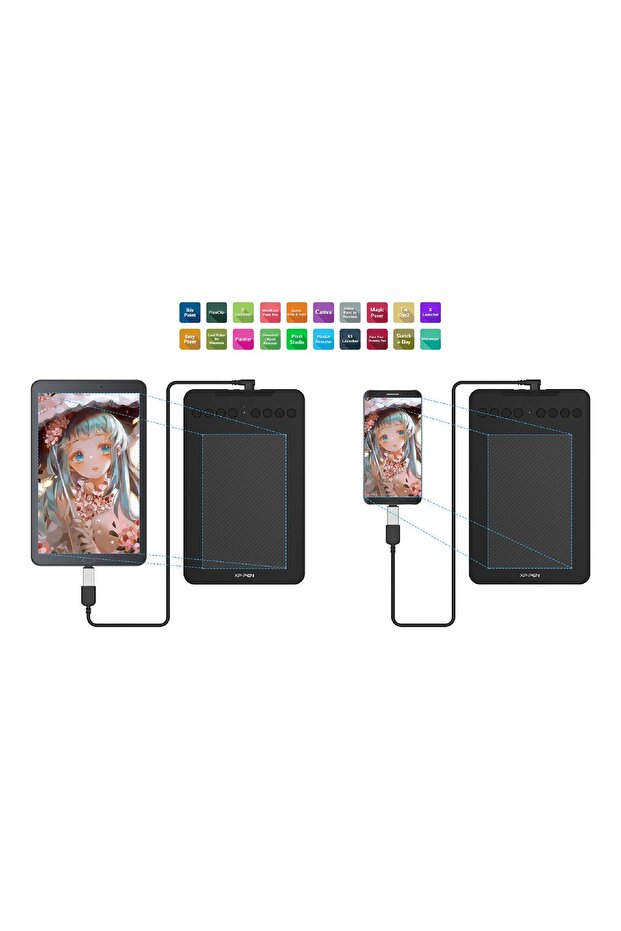 Deco Mini7w Bluetooth Kablosuz Grafik Tablet - 7