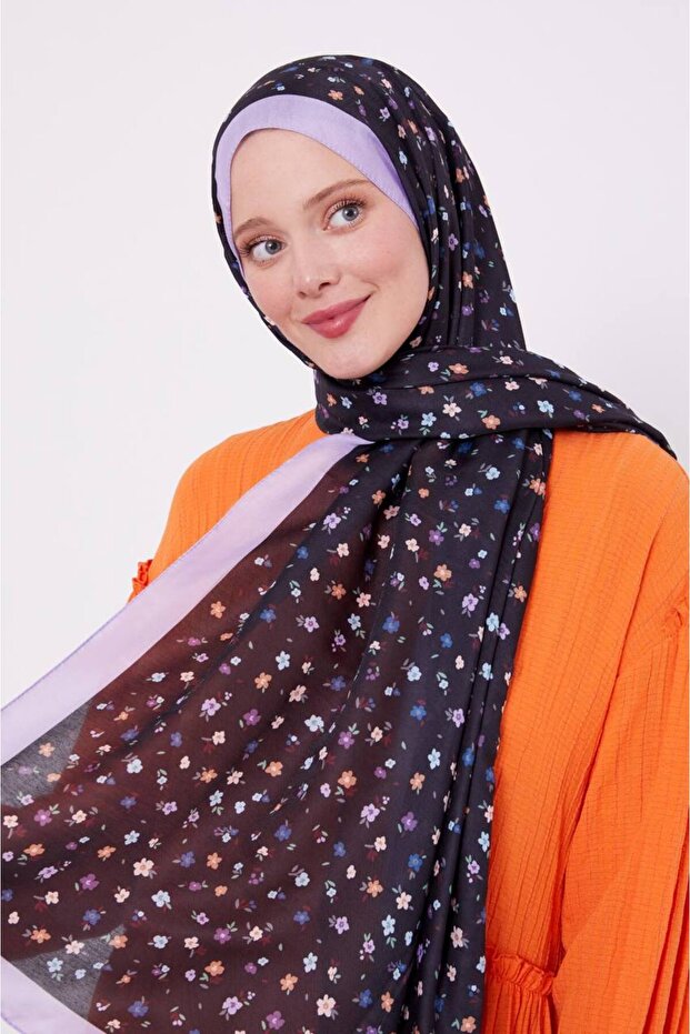 Patterned Digital Soft Shawl - 3
