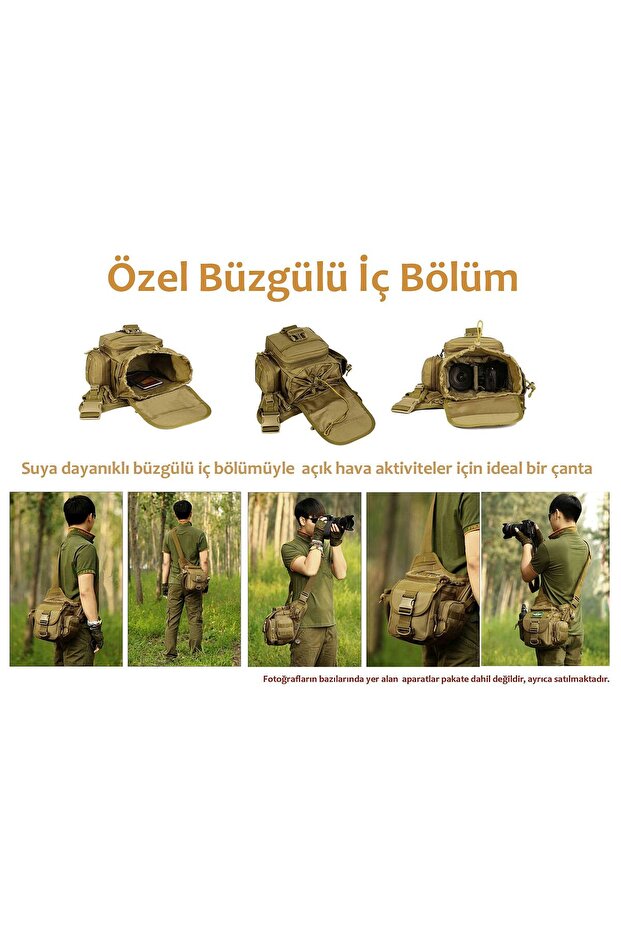 Одноплечова сумка - HAKİ - 4